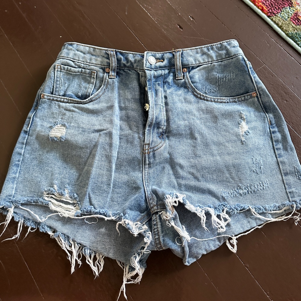 Wild fable (target) denim high waisted shorts